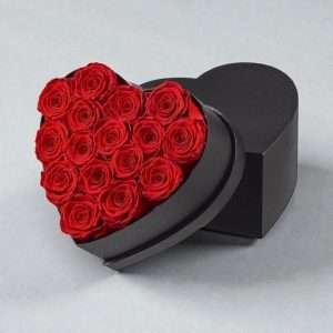 Heart Shaped Rose Box